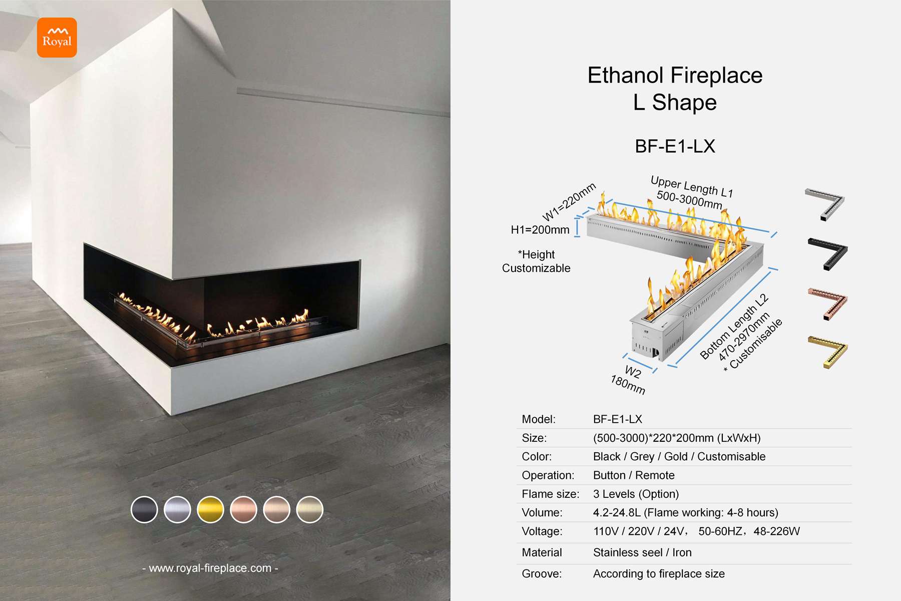 Ethanol fireplace L shape BF-E1-1 series 1 Royal product size ethanol fireplace bf e1 1 x l shape en 1.jpg