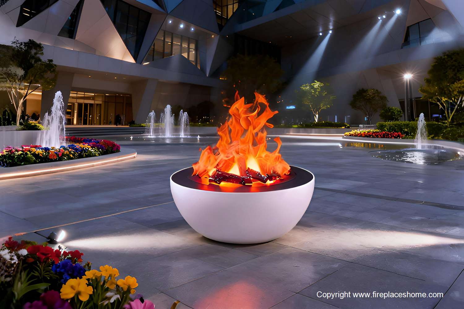 Slide fireplace bowl series show 3 1